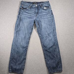 Buckle Salvage Supply Mayhem Boot Jeans 36x32 Blue Stretch Denim Western